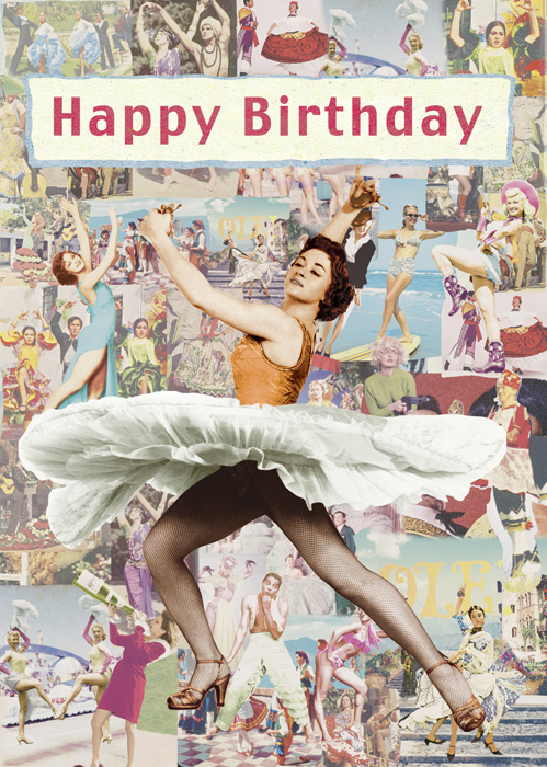 Happy Birthday Flamenco Dancer Greeting Card by Max Hernn